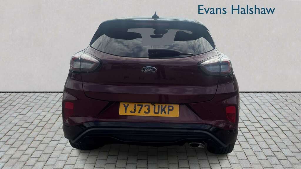 Ford Puma 1.0 Ecoboost Hybrid Mhev 155 Vivid Ruby Ed Dct YJ73UKP Red #6