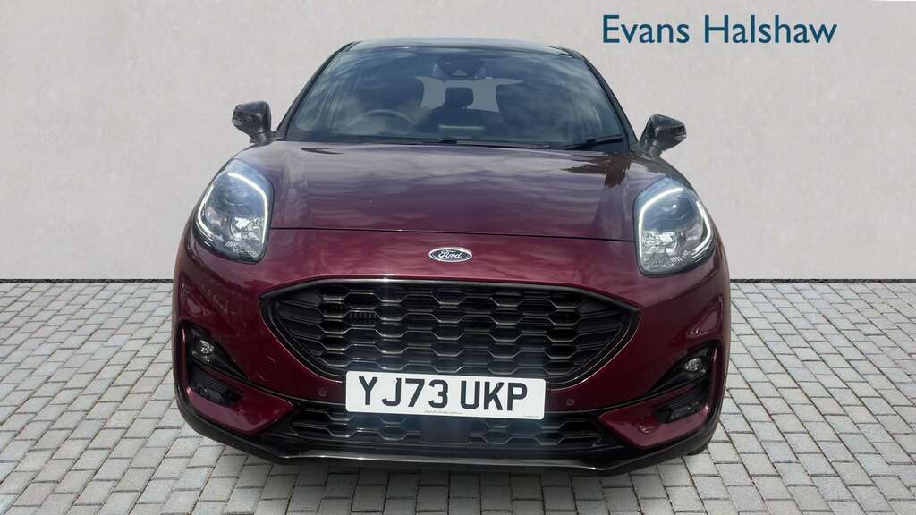 Ford Puma 1.0 Ecoboost Hybrid Mhev 155 Vivid Ruby Ed Dct YJ73UKP Red #2