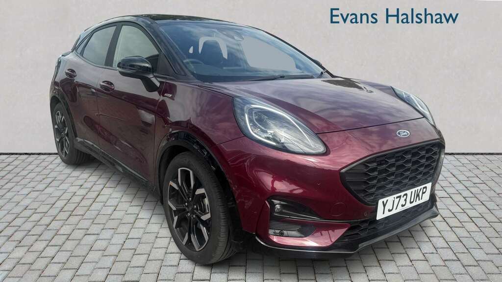 Ford Puma 1.0 Ecoboost Hybrid Mhev 155 Vivid Ruby Ed Dct Red