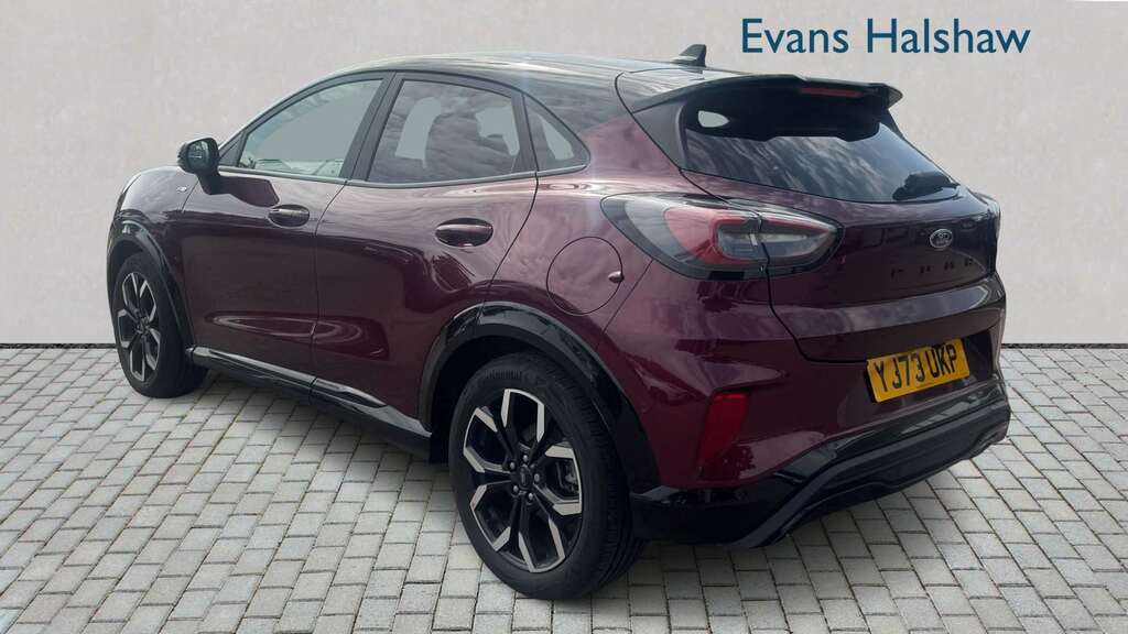 Ford Puma 1.0 Ecoboost Hybrid Mhev 155 Vivid Ruby Ed Dct YJ73UKP Red #5