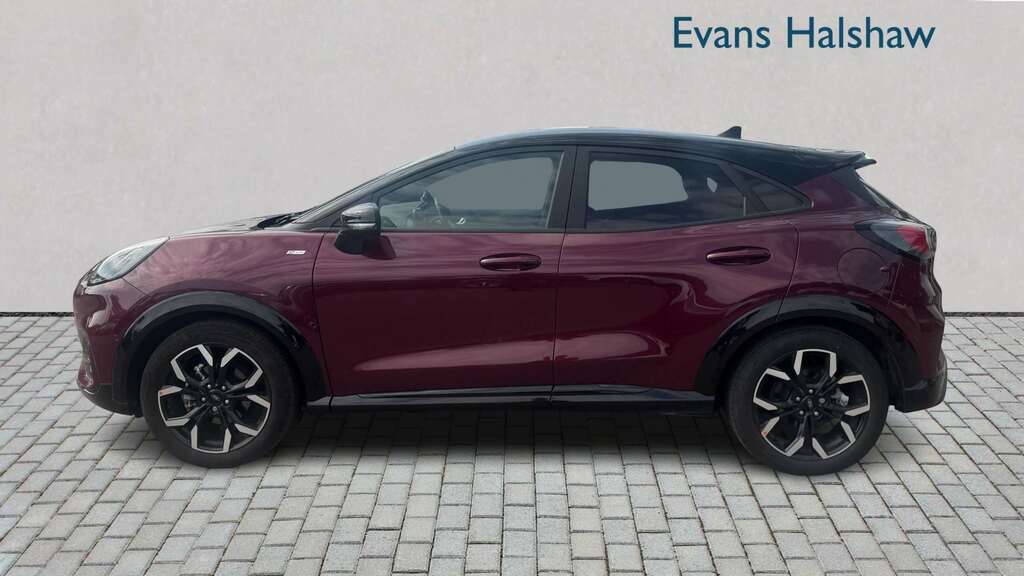 Ford Puma 1.0 Ecoboost Hybrid Mhev 155 Vivid Ruby Ed Dct YJ73UKP Red #4