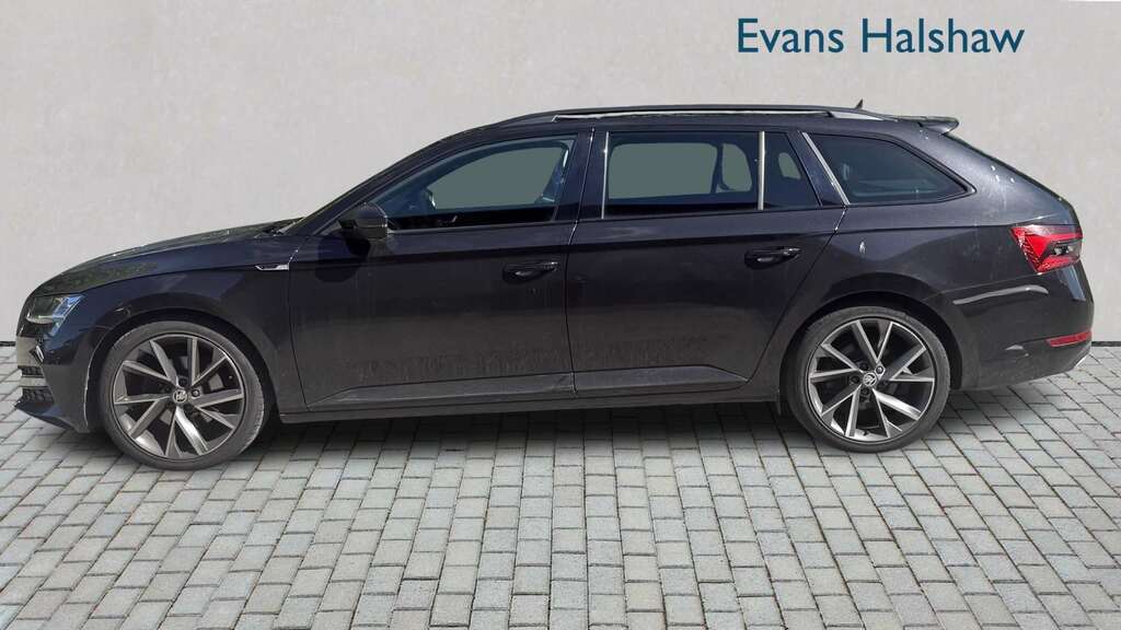 Skoda Superb 2.0 Tdi Cr 200 Sport Line Plus Dsg 2021 Black #3