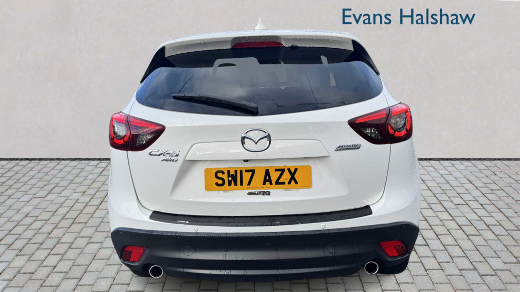 Mazda CX-5 2.2D 175 Sport Nav Awd 2017 White #4