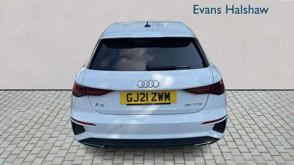Audi A3 35 Tfsi S Line S Tronic 2021 GJ21ZWM White #5