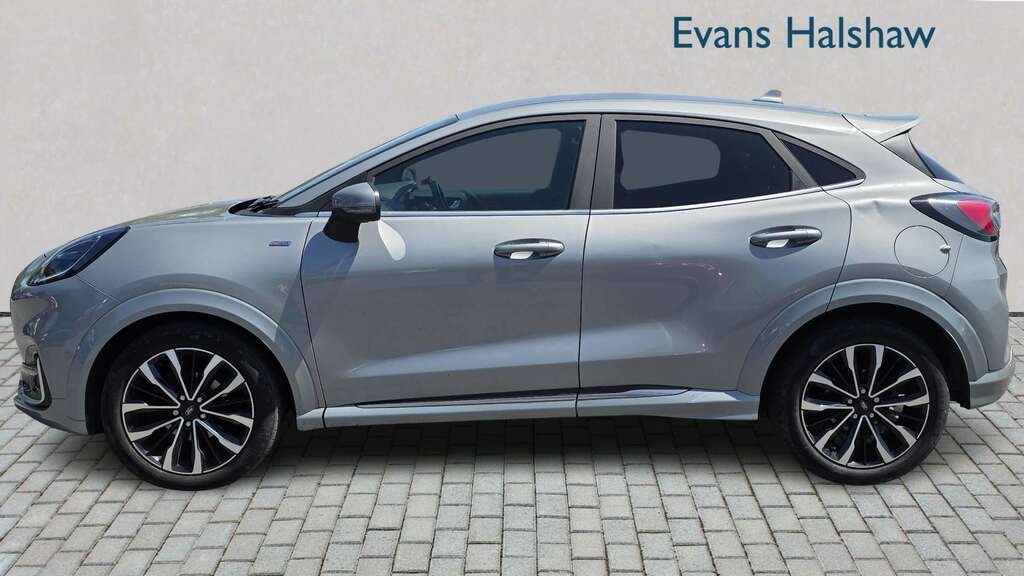 Ford Puma 1.0 Ecoboost Hybrid Mhev 155 St-line Vignale 2 YUI7995 Silver #2