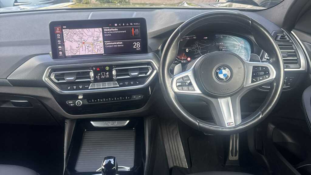 BMW X4 Xdrive20d Mht M Sport Step 2022 Black #5
