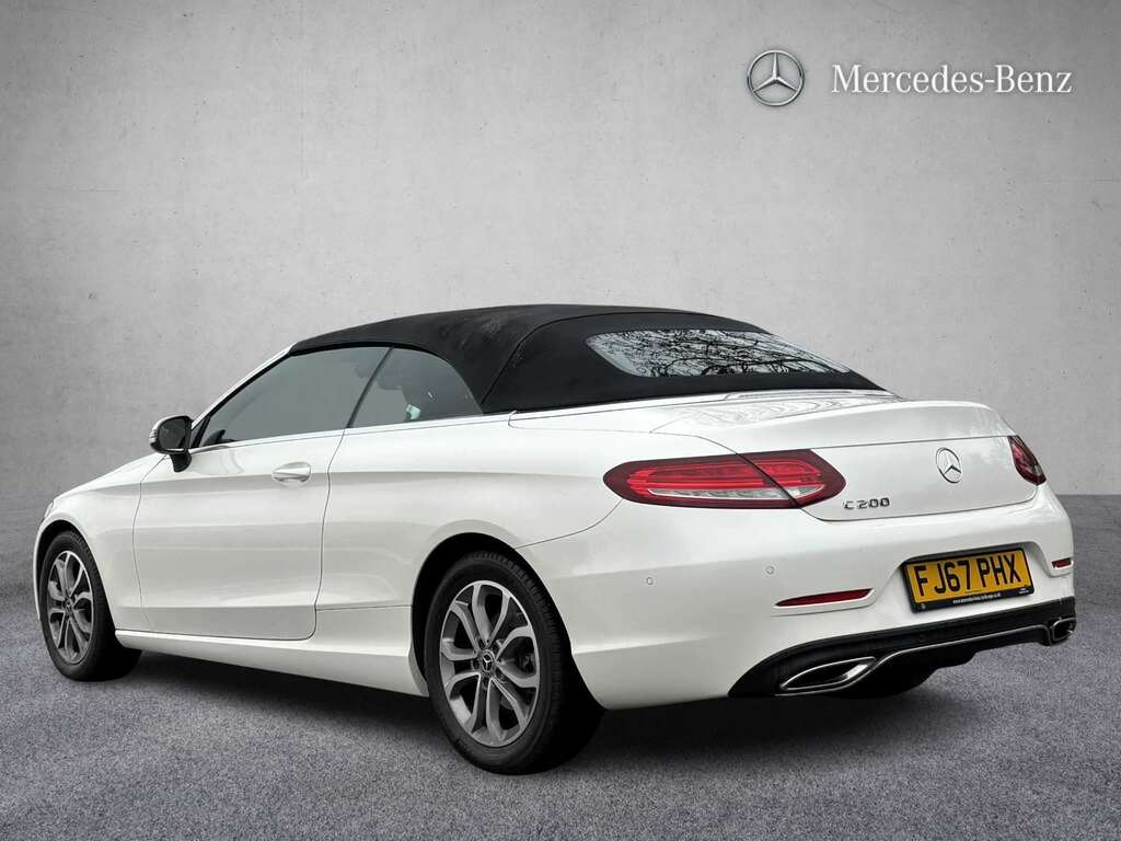 Mercedes-Benz C Class C200 Sport 2017 FJ67PHX White #2