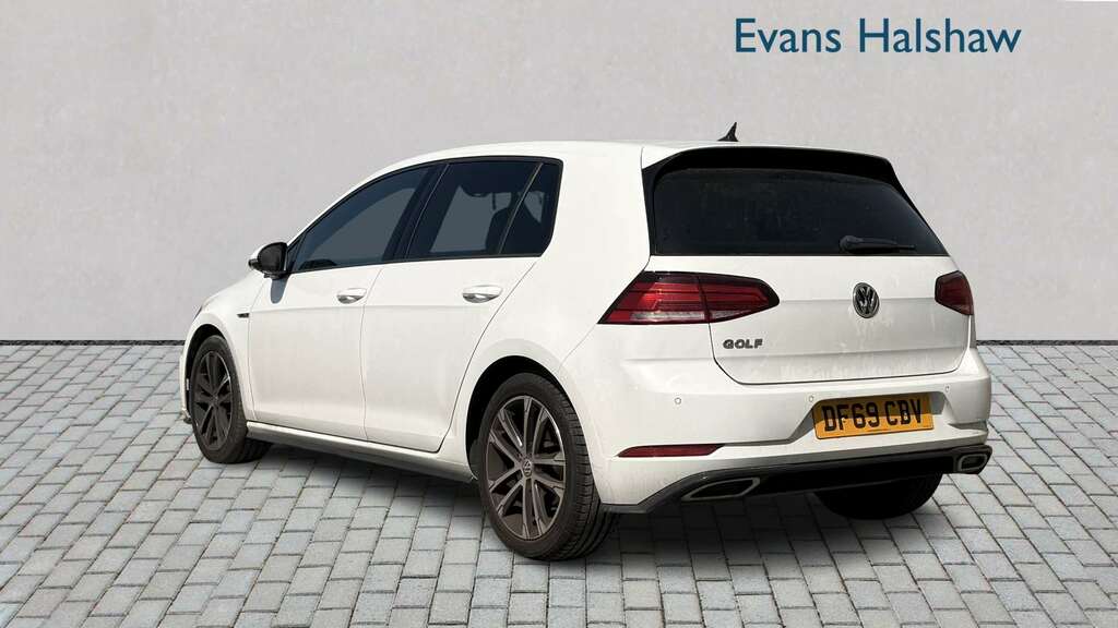 Volkswagen Golf 2.0 Tdi R-line Edition Dsg 2020 White #2