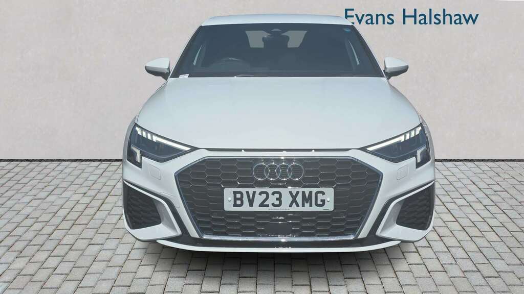 Audi A3 30 Tfsi S Line 2023 BV23XMG White #4