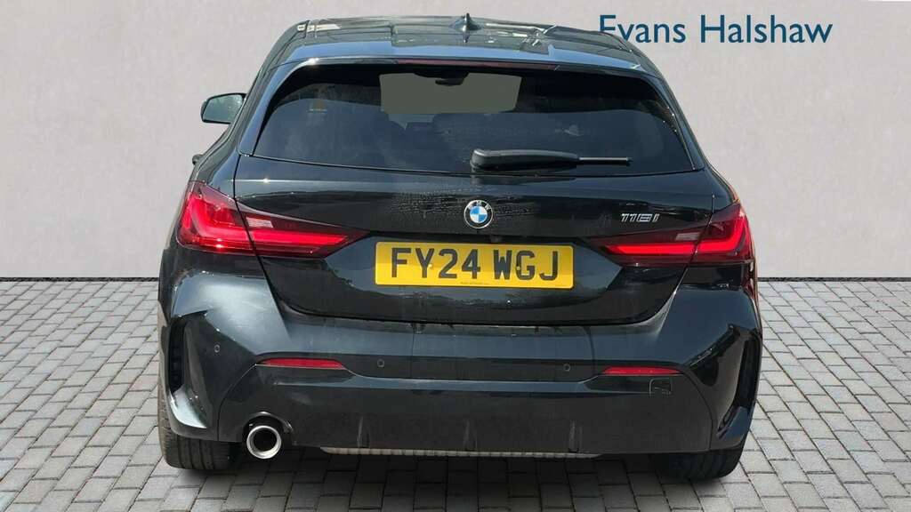 BMW 1 Series 118I 136 M Sport Step Lcp 2024 FY24WGJ Black #4