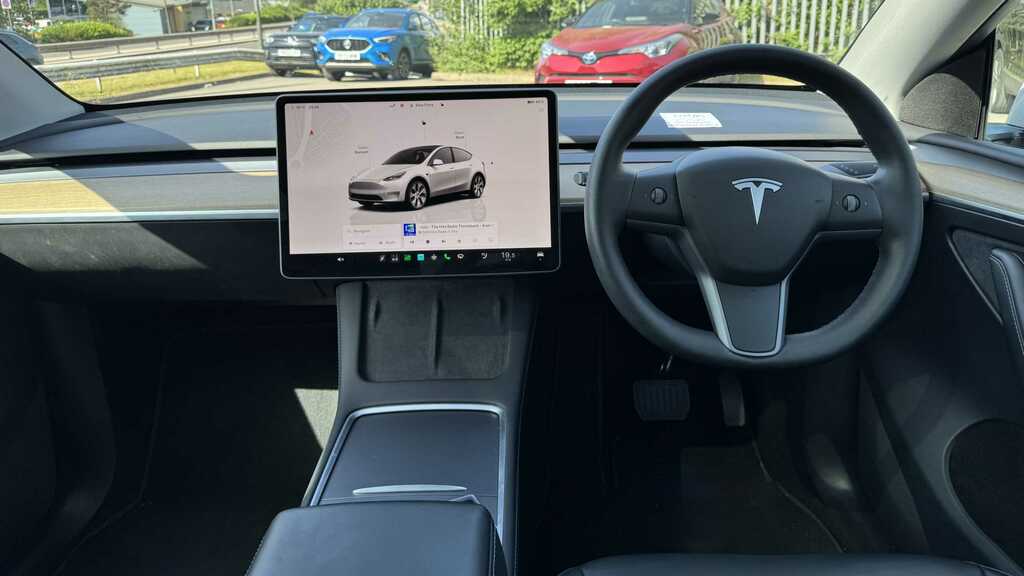 Tesla Model Y Long Range Awd 2022 White #4