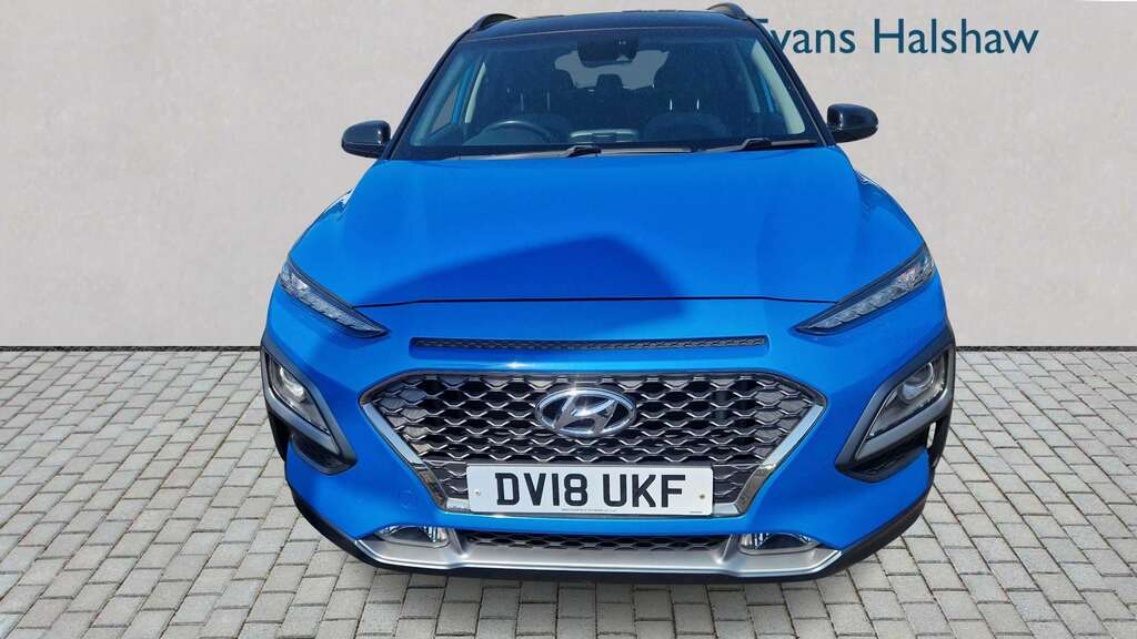 Hyundai Kona 1.0T Gdi Blue Drive Premium 2018 Blue #3