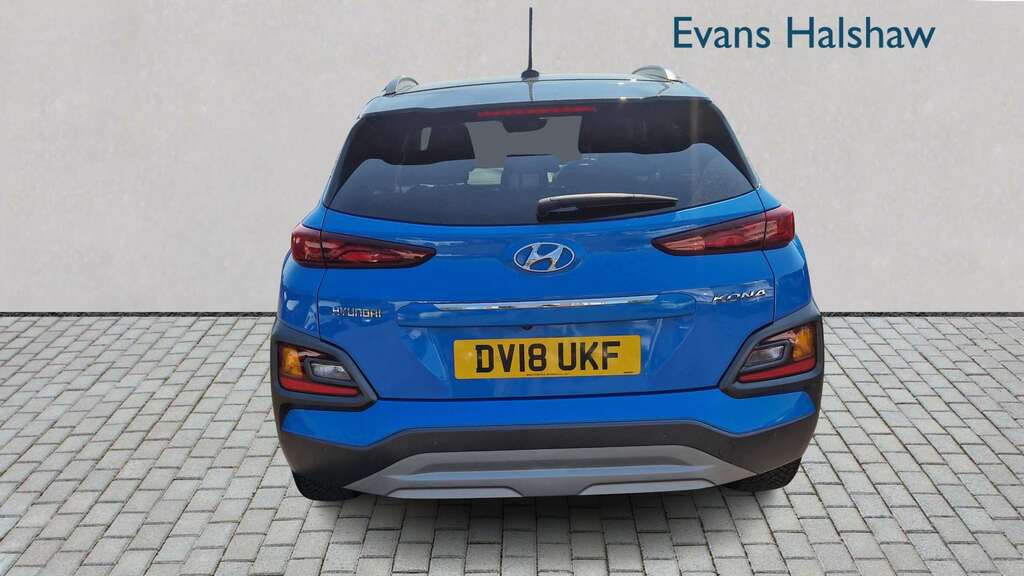 Hyundai Kona 1.0T Gdi Blue Drive Premium 2018 Blue #4
