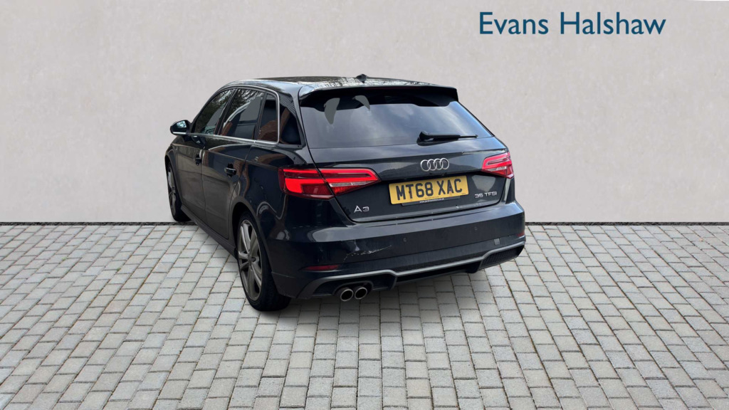 Audi A3 35 Tfsi S Line 2018 MT68XAC Black #3