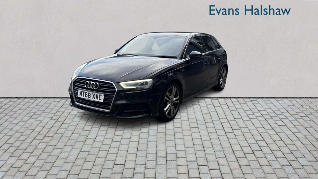 Audi A3 35 Tfsi S Line 2018 MT68XAC Black #2