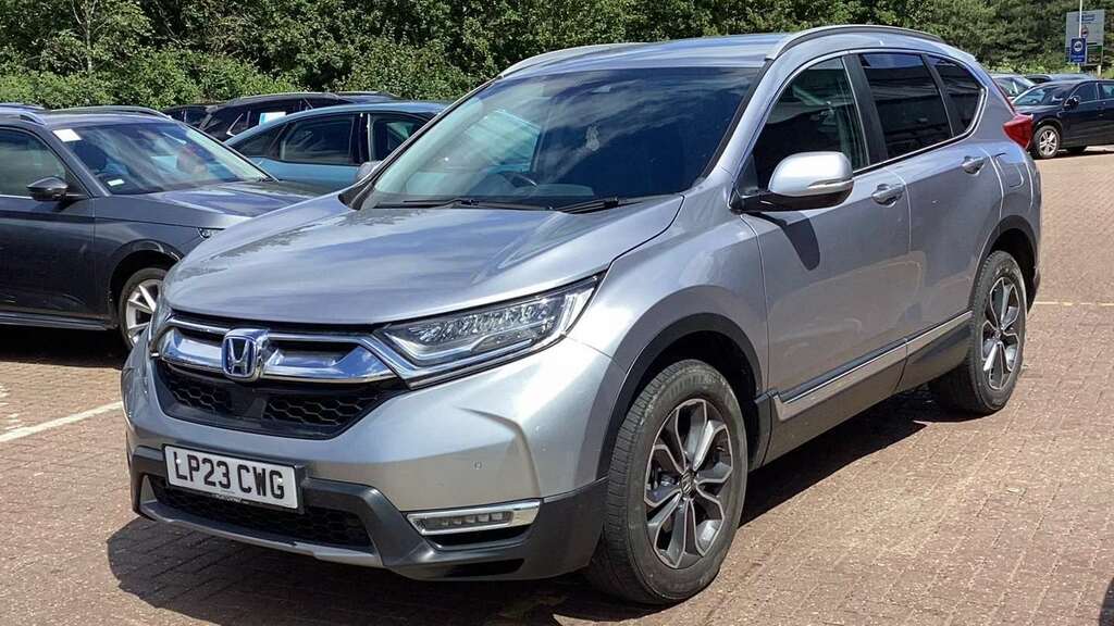 Honda Cr-V 2.0 I-mmd Hybrid Sr Ecvt 2023 Silver #2
