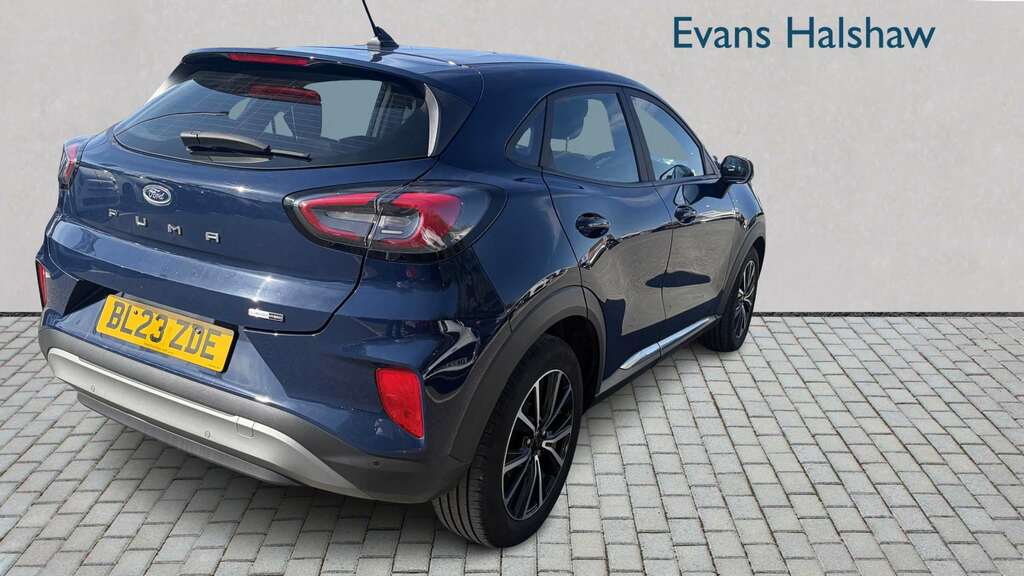 Ford Puma 1.0 Ecoboost Hybrid Mhev Titanium 2023 Blue #4