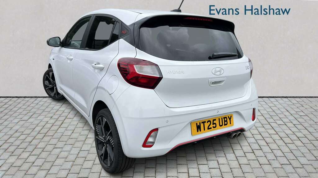 Hyundai I10 1.0T 90 N Line Nav 2025 White #2