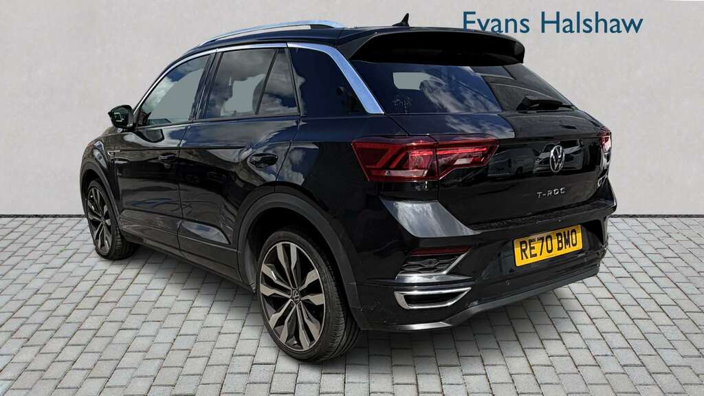 Volkswagen T-Roc 1.5 Tsi Evo R-line Dsg 2020 Black #3