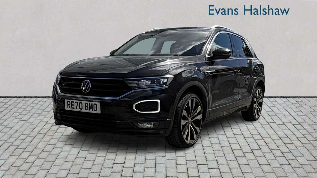 Volkswagen T-Roc 1.5 Tsi Evo R-line Dsg 2020 Black #2
