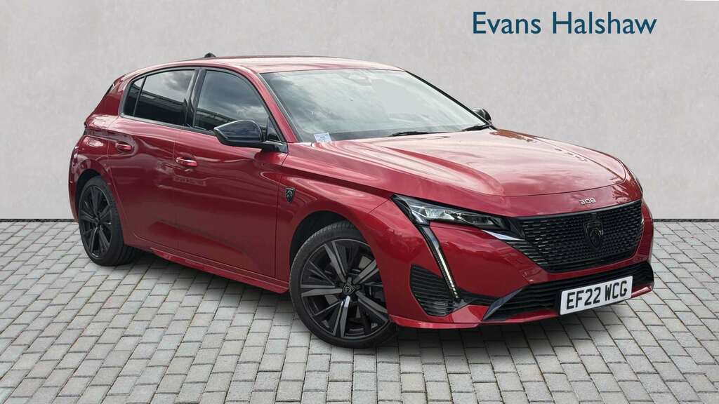 Peugeot 308 1.6 Plug-in Hybrid 225 Gt Premium E-eat8 2022 Red