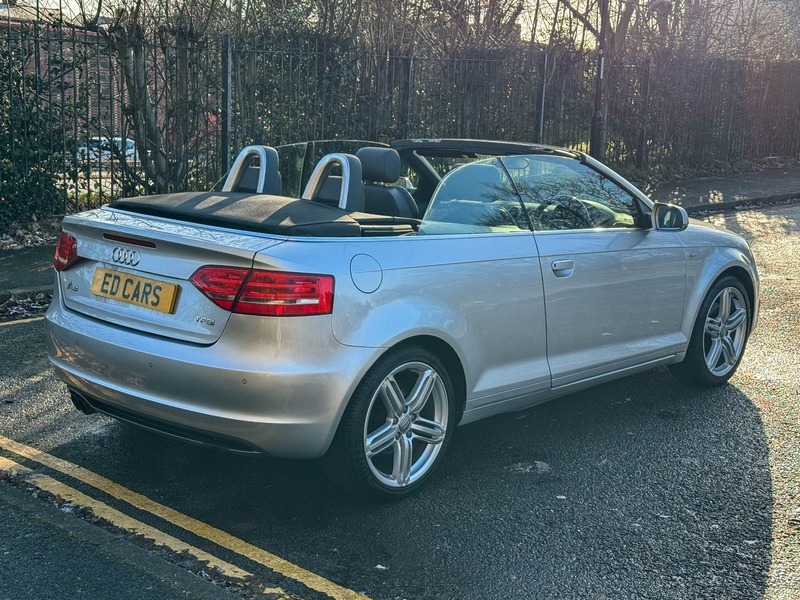 Audi A3 Cabriolet 2.0 Tdi Sport S Black #11