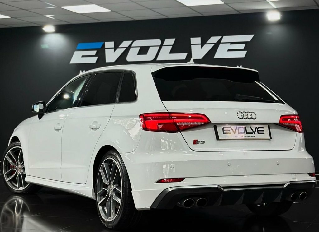 Audi S3 Hatchback WN66HHU White #2