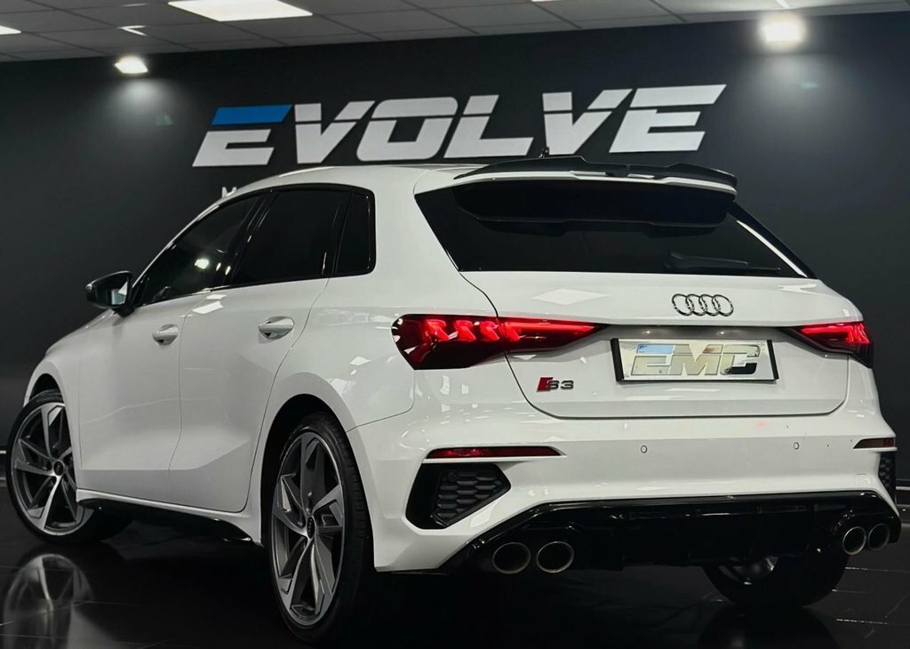 Audi S3 Hatchback DX21YKM White #2