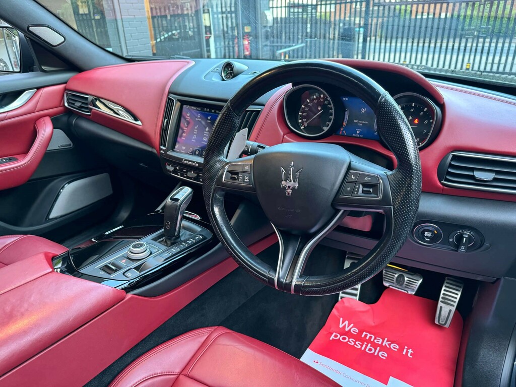 Maserati Levante V6 Gransport Nerissimo Suv Red Leather Bodykit Black #4