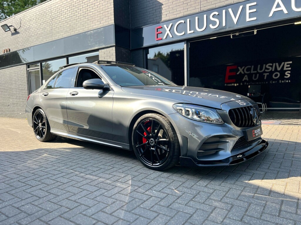 Mercedes-Benz C Class Amg Line Premium Plus C63 Bodykit Saloon Die CN68VYM Grey