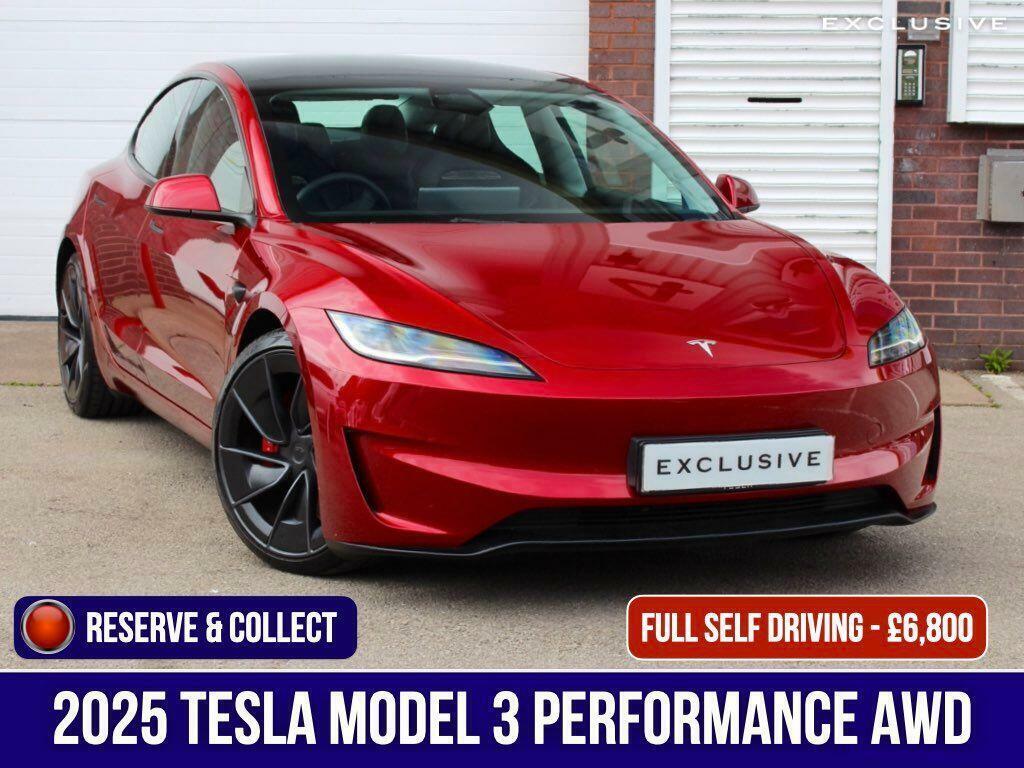 Tesla Model 3 Dual Motor Performance 4Wde Red