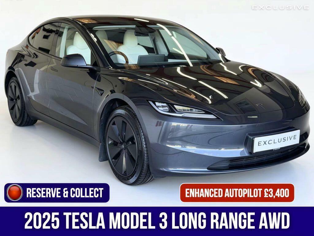 Tesla Model 3 Dual Motor Long Range 4Wde Grey