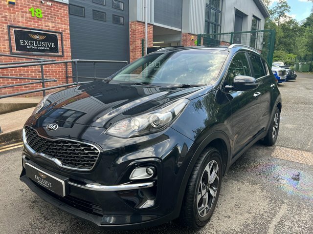 Kia Sportage 2019 1.6 Crdi 2 Euro 6 Ss DY19YSJ Black #3