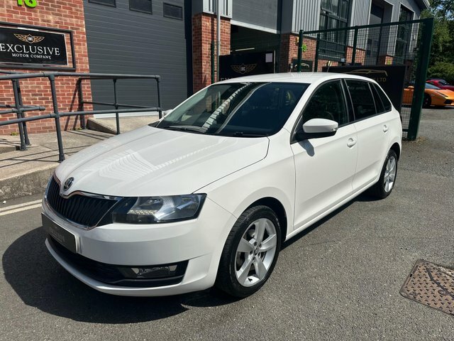 Skoda Rapid Spaceback 2018 1.0 Tsi Se Tech Euro 6 Ss White #3
