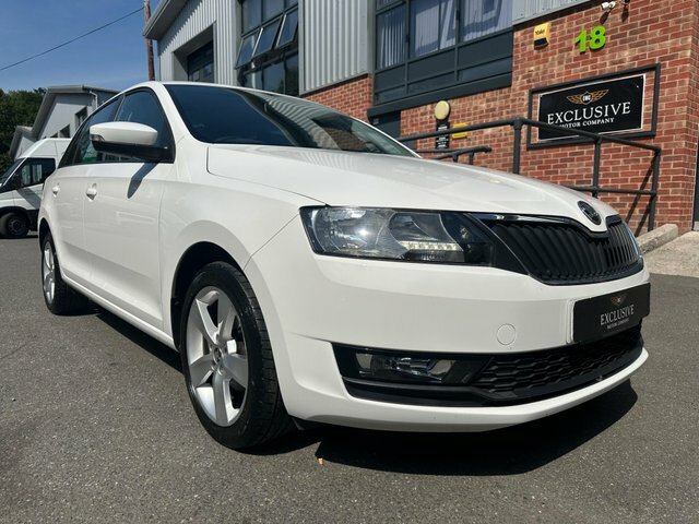 Skoda Rapid Spaceback 2018 1.0 Tsi Se Tech Euro 6 Ss White #5