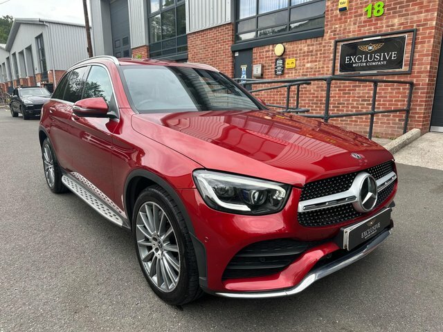 Mercedes-Benz GLC Class 2020 2.0 Glc220d Amg Line Premium G-tronic 4Mat Red #2