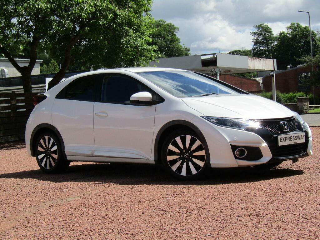 Honda Civic 1.8 I-vtec Se Plus Navi Euro 6 S S White
