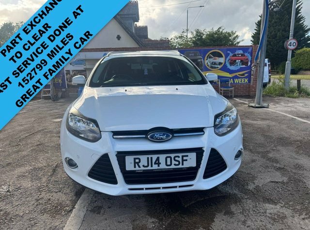 Ford Focus 1.6 Tdci Titanium Navigator Estate Manu White