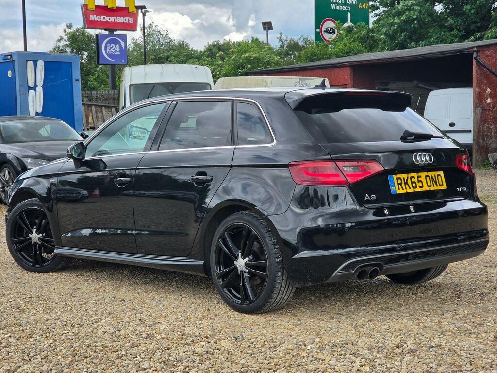 Audi A3 Hatchback 1.4 Tfsi Cod S Line Sportback Euro 6 S RK65ONO Black #4