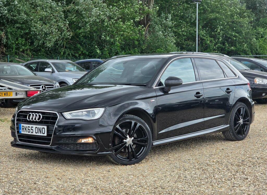 Audi A3 Hatchback 1.4 Tfsi Cod S Line Sportback Euro 6 S RK65ONO Black #2