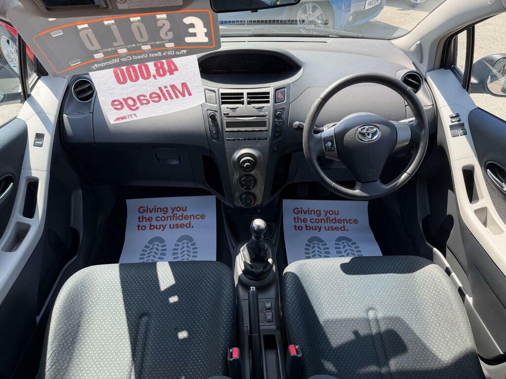 Toyota Yaris Hatchback Red #13