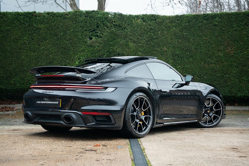 Porsche 911 T 992 Turbo S Black #3