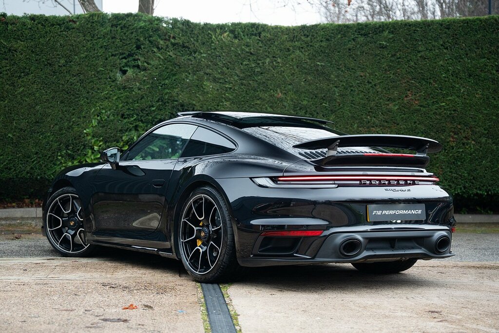 Porsche 911 T 992 Turbo S Black #5