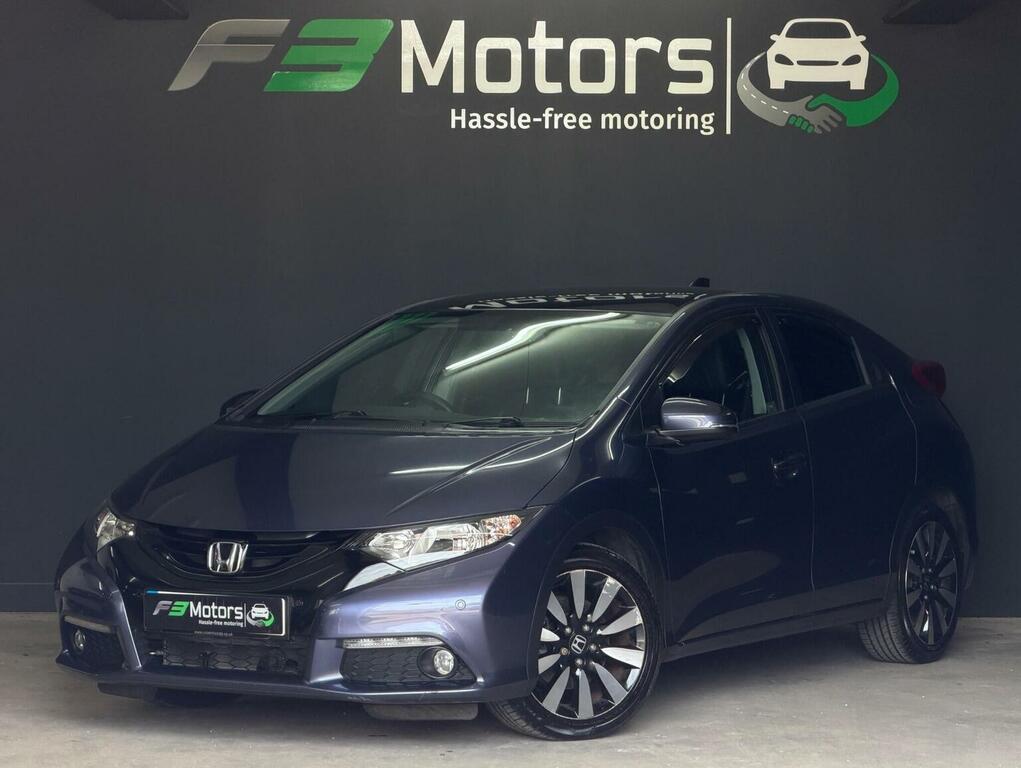 Honda Civic Hatchback 1.8 I-vtec Sr Euro 5 201414 Blue #3