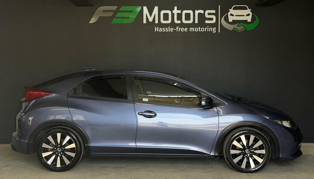 Honda Civic Hatchback 1.8 I-vtec Sr Euro 5 201414 Blue #4