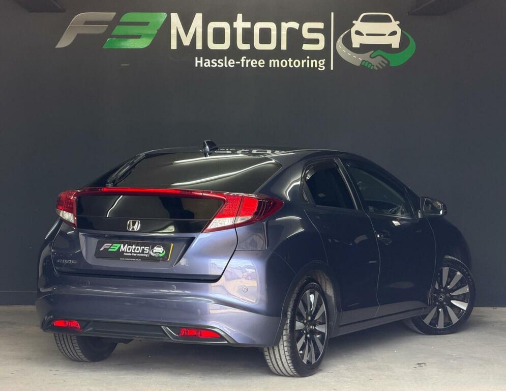 Honda Civic Hatchback 1.8 I-vtec Sr Euro 5 201414 Blue #6