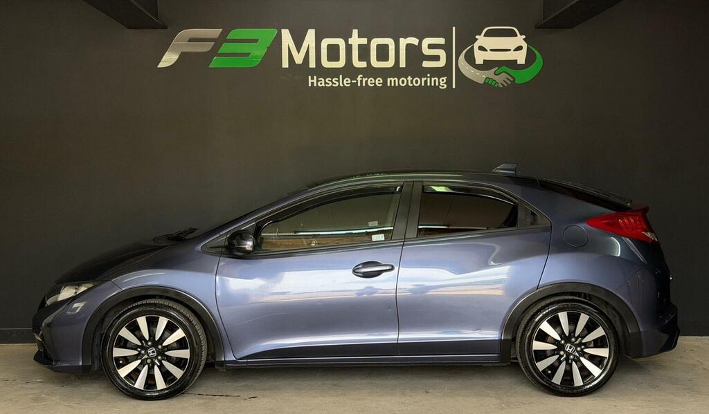 Honda Civic Hatchback 1.8 I-vtec Sr Euro 5 201414 Blue #5