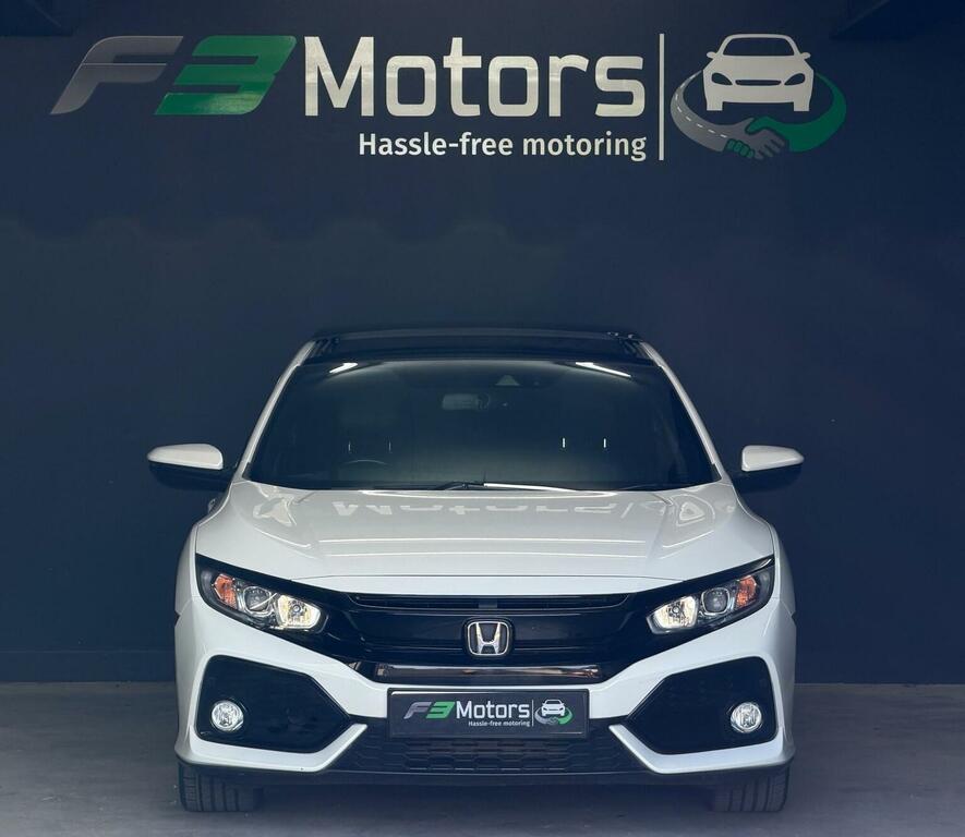 Honda Civic 1.0 Vtec Turbo Ex Euro 6 Ss White #2
