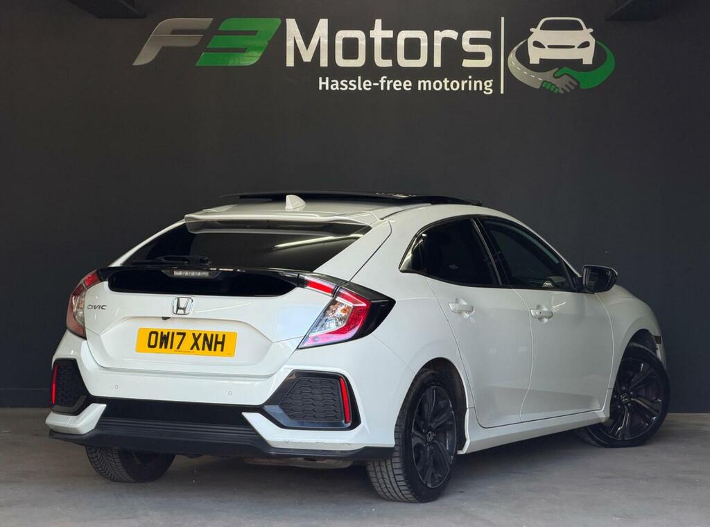 Honda Civic 1.0 Vtec Turbo Ex Euro 6 Ss White #6