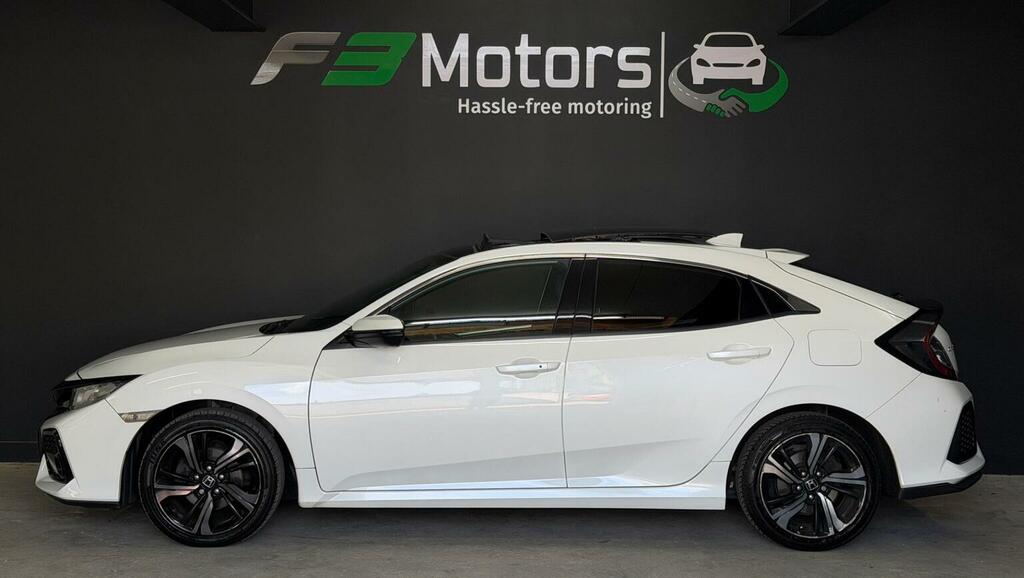 Honda Civic 1.0 Vtec Turbo Ex Euro 6 Ss White #5